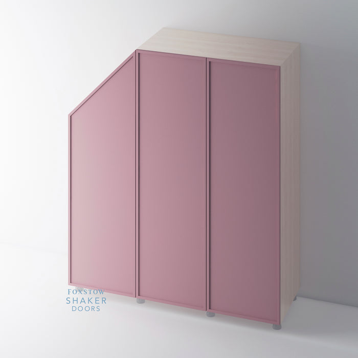 Painted, Angled Slimline Shaker Door