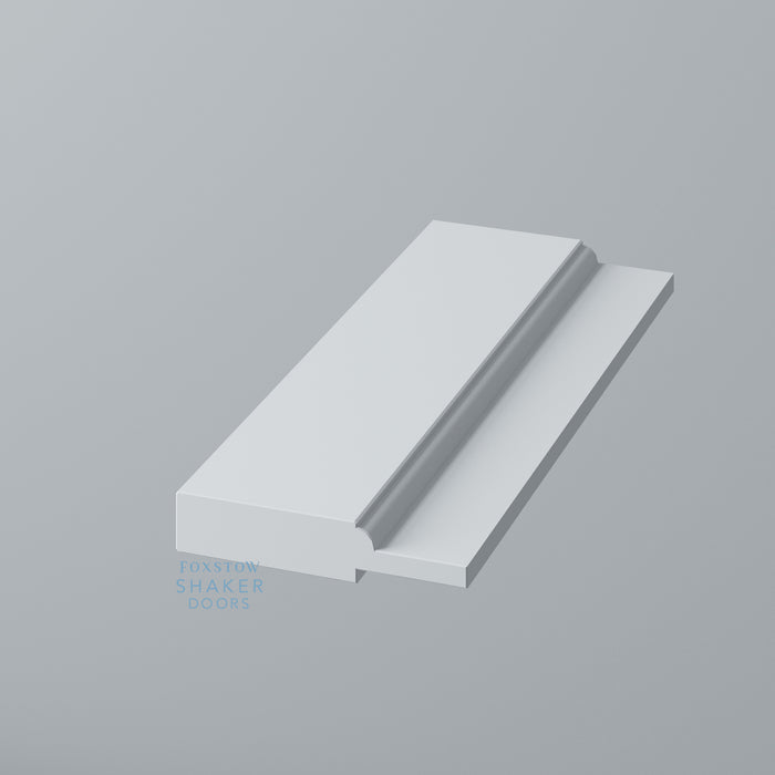 Ovolo Moulding Detail for Primed Shaker Wardrobe Doors