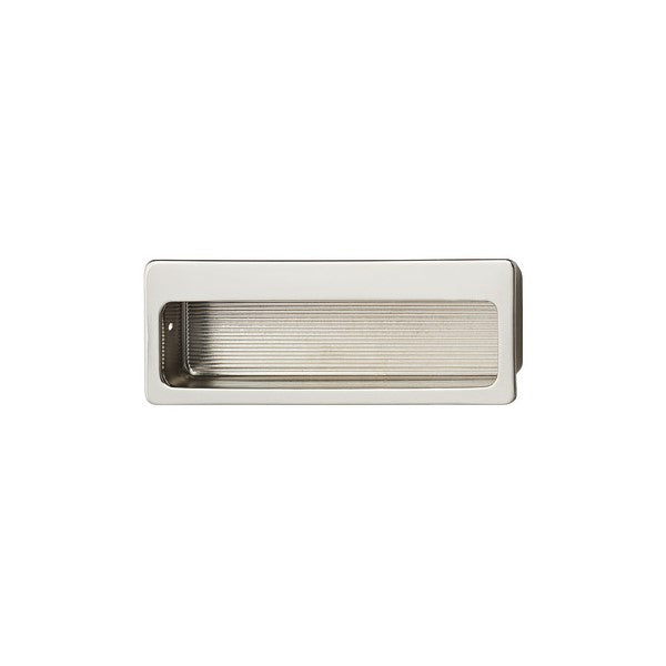 shaker doors inset handle polished nickel