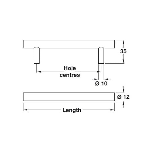 Bella, Steel Bar Handle