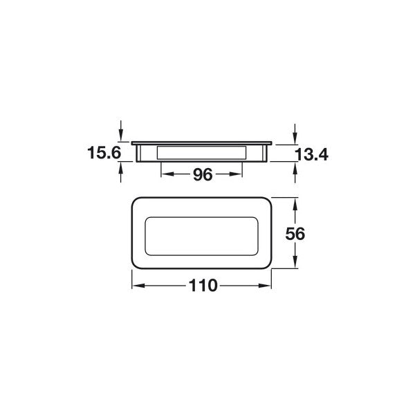 Blavet, Zinc Alloy, Inset Handle