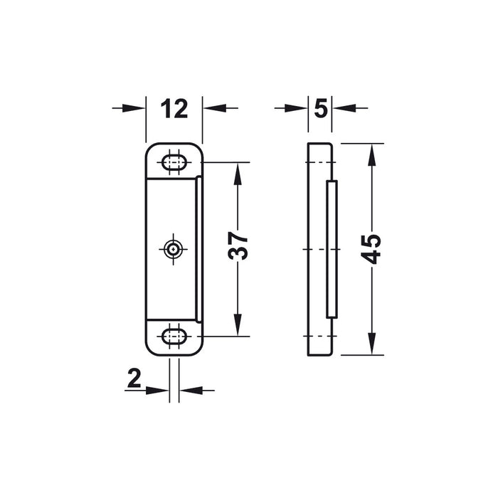 Magnetic Catch, Pull 4.0 kg