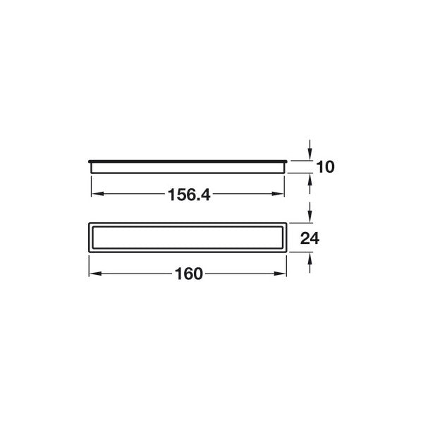 Cubic, Zinc Alloy, Inset handle