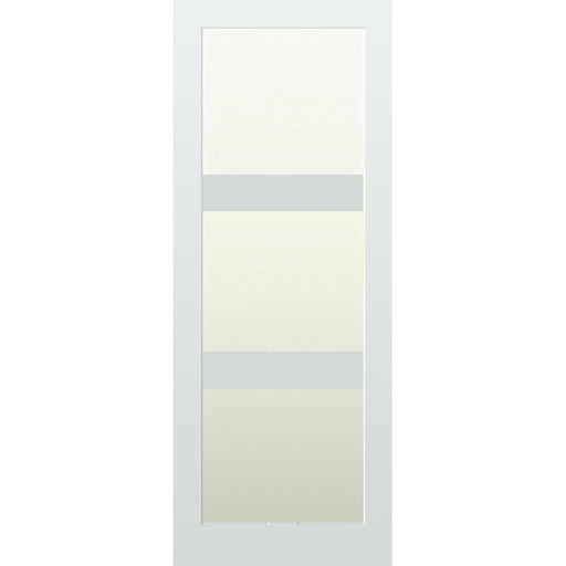 Glazed 3 panel internal shaker door