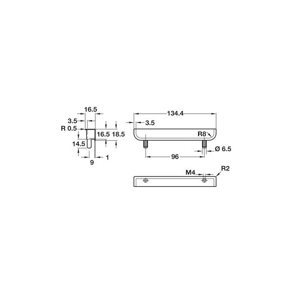 Kato, Inset Top of Door Fixing Handle