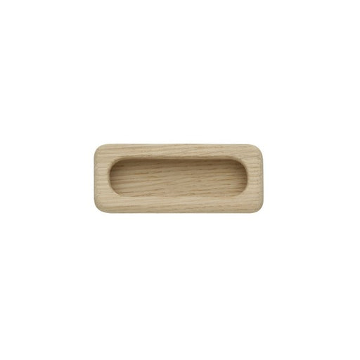 shaker door oak inset pull handle