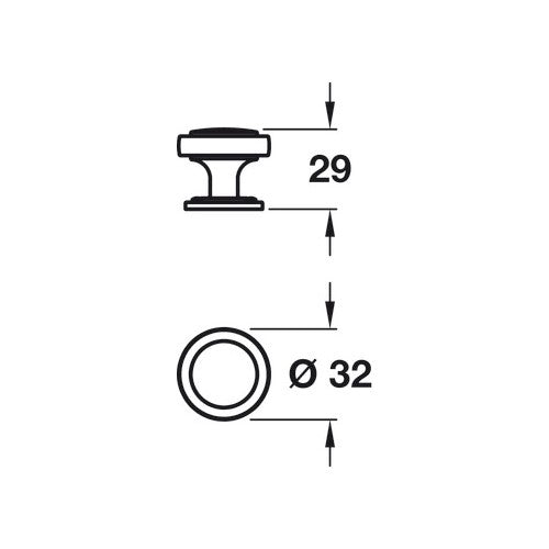 Rochdale, Zinc Alloy, Knob