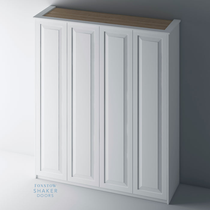 Primed, Shaker Style with Raised Panel PAX Set