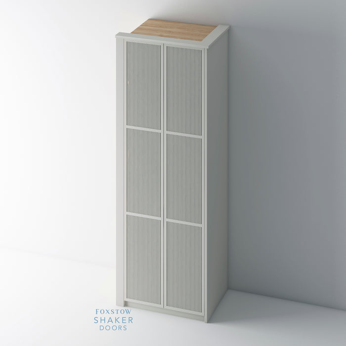 Painted, Slimline Shaker Reeded PAX Set