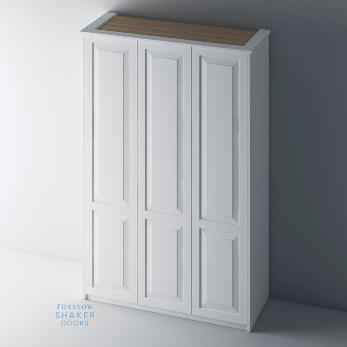 Primed, Shaker Style with Raised Panel PAX Set